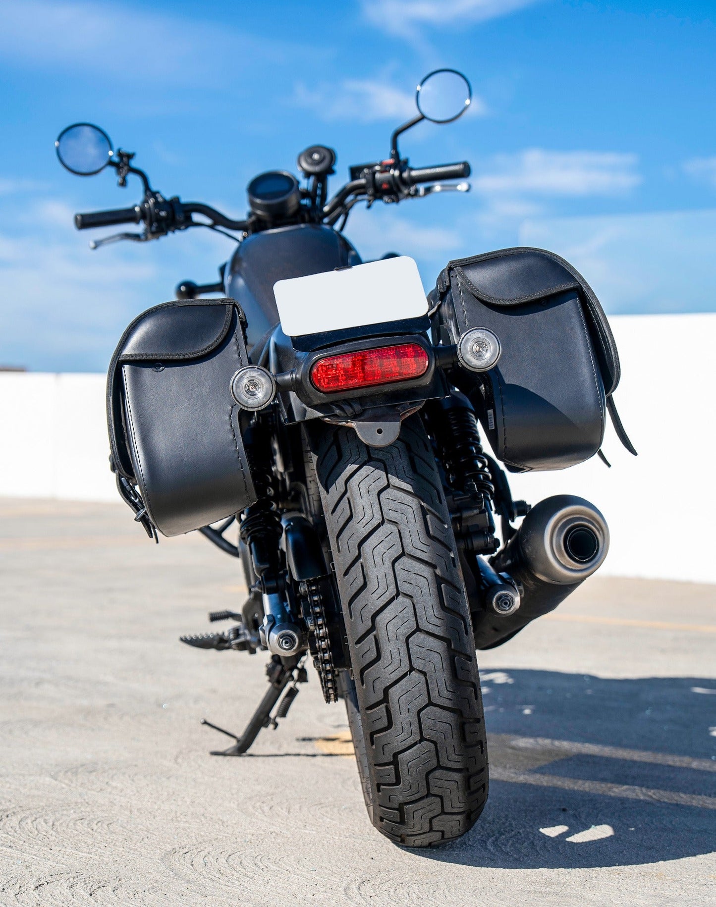25L - SpiritBlade Medium Honda Rebel 300/ABS CMX300 Leather Motocicleta Alforjas