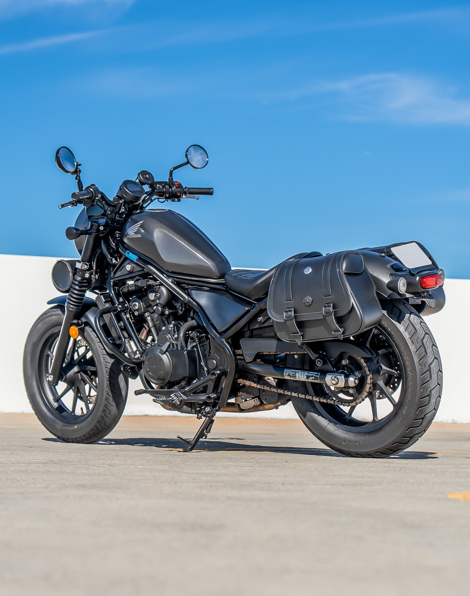 25L - SpiritBlade Medium Honda Rebel 300/ABS CMX300 Leather Motocicleta Alforjas