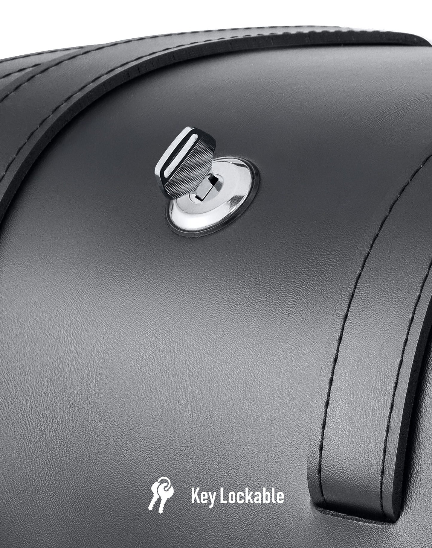 22L - Ghost Medium Shock Cutout Motocicleta Alforjas para Harley Sportster 1200 Roadster XL1200CX