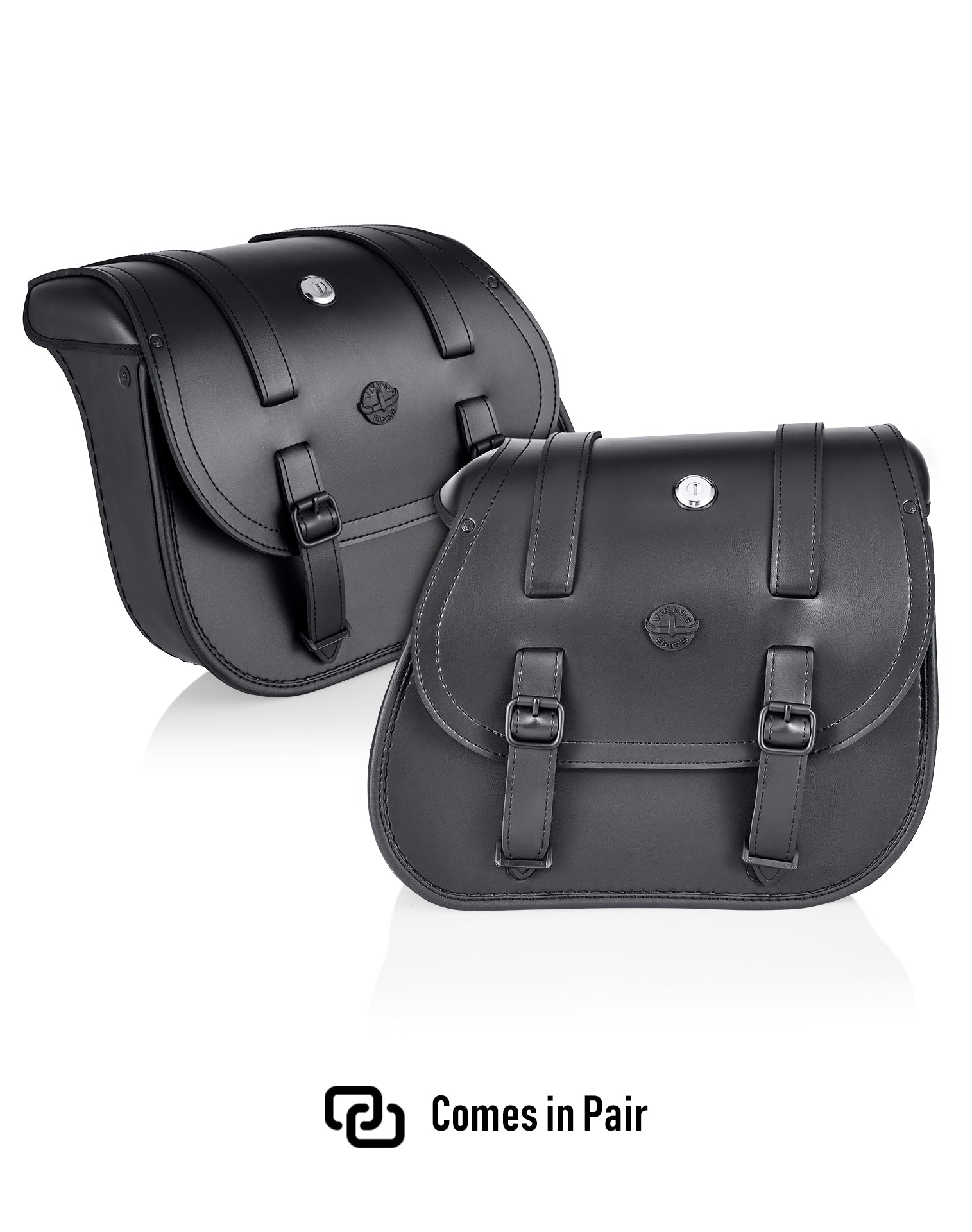 30L - Wraith Large Quick-Mount Shock Cutout Leather Alforjas para Harley Dyna Low Rider S FXDLS