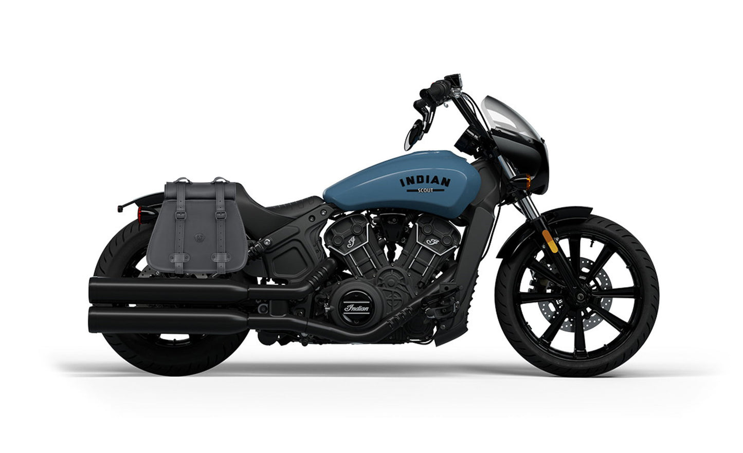 30L - SpiritBlade Roll-Top Large Indian Scout Rogue Sixty Motocicleta Leather Alforjas