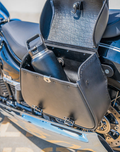 25L - SpiritBlade Medium BMW R18 Leather Motocicleta Alforjas