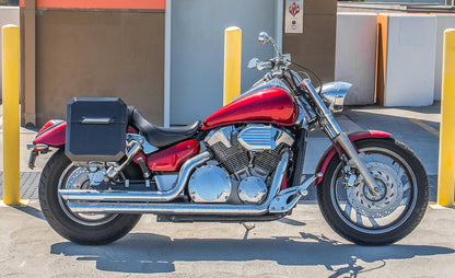 15L - Outlaw Quick Mount Medium Honda VTX 1300 C Painted Hard Solo Alforja (Right Only)