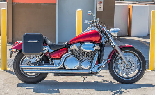 15L - Outlaw Quick Mount Medium Honda VTX 1300 C Painted Hard Solo Alforja (Right Only)