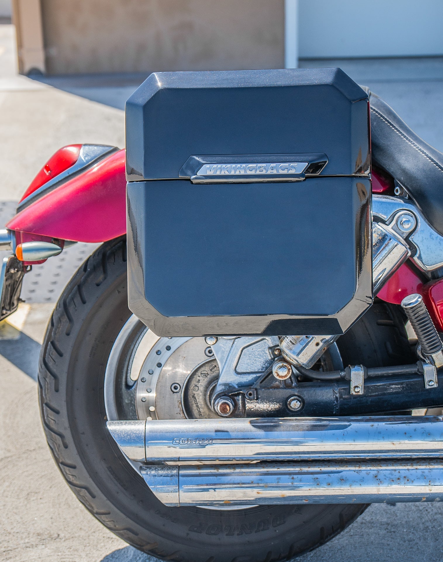 15L - Outlaw Quick Mount Medium Honda VTX 1300 C Painted Hard Solo Alforja (Right Only)