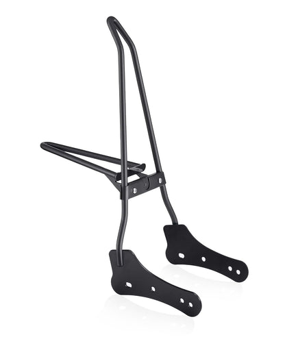 Iron Born Blade 25" Sissy bar with Foldable Luggage Rack para Kawasaki Vulcan S Matte Black