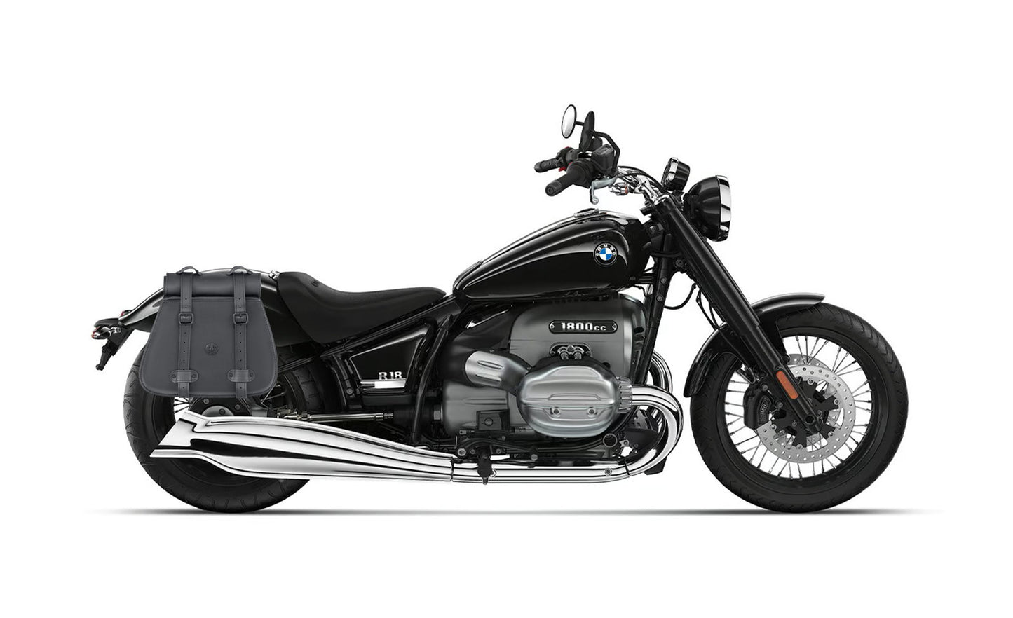 30L - SpiritBlade Roll-Top Large BMW R18 Motocicleta Leather Alforjas