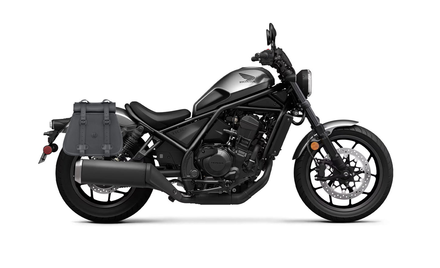 30L - SpiritBlade Roll-Top Large Honda Rebel 1100 CMX1100 Motocicleta Leather Alforjas