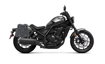 30L - SpiritBlade Roll-Top Large Honda Rebel 1100 CMX1100 Motocicleta Leather Alforjas
