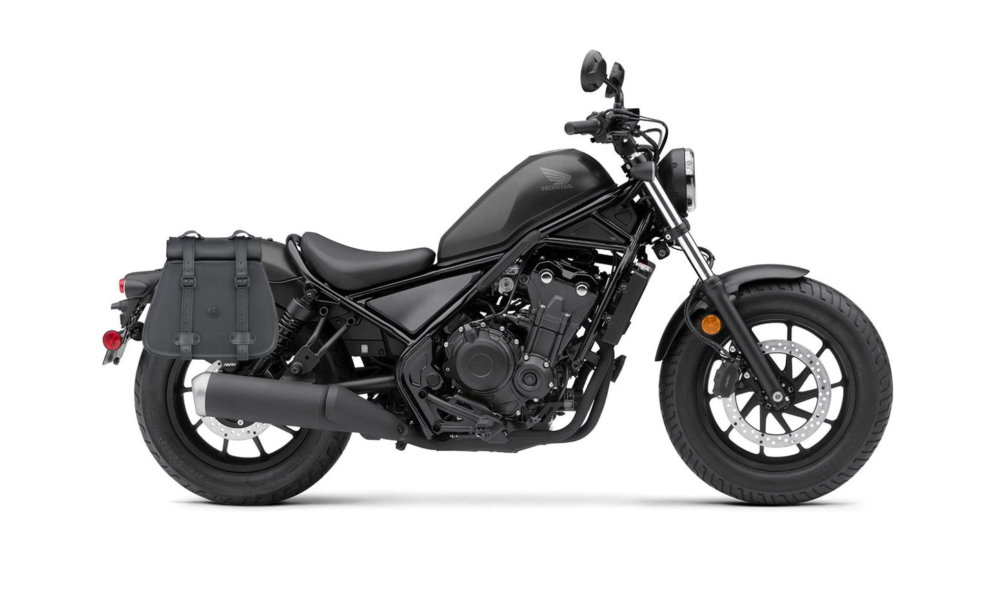 30L - SpiritBlade Roll-Top Large Honda Rebel 500/ABS Motocicleta Leather Alforjas