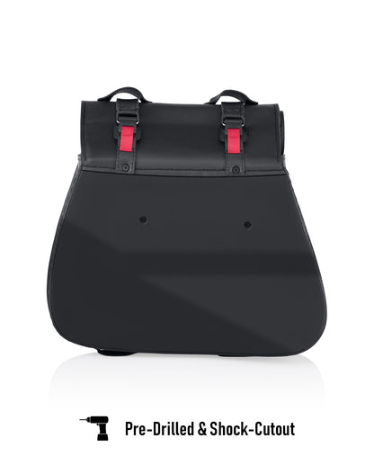 30L - SpiritBlade Roll-Top Large Honda Rebel 300/ABS Motocicleta Leather Alforjas