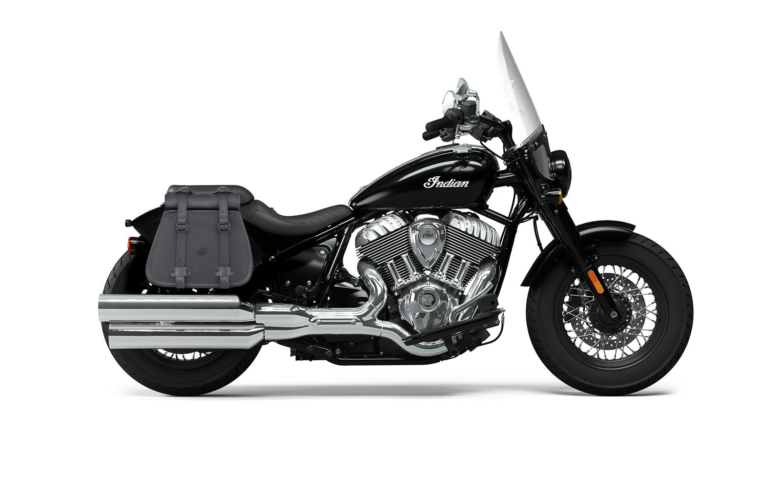 30L - SpiritBlade Roll-Top Large Indian Super Chief Limited Motocicleta Leather Alforjas