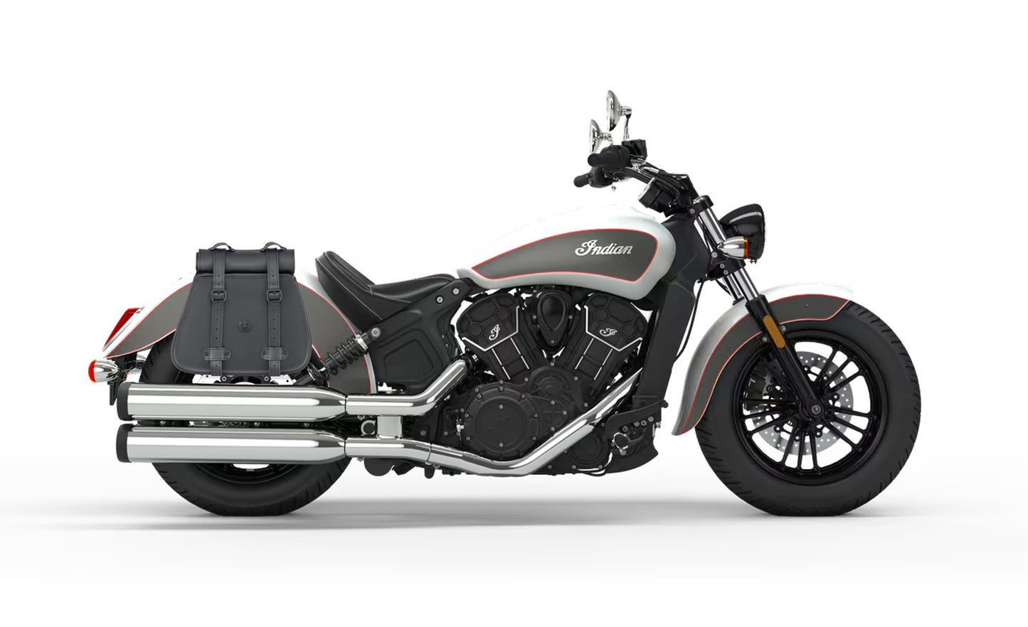 30L - SpiritBlade Roll-Top Large Indian Scout Sixty Motocicleta Leather Alforjas