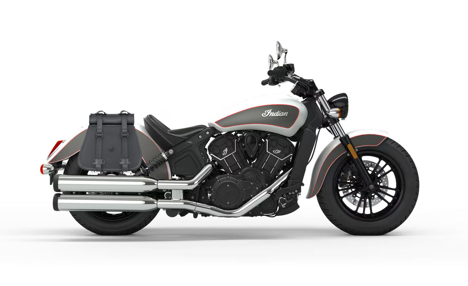 30L - SpiritBlade Roll-Top Large Indian Scout Sixty Motocicleta Leather Alforjas
