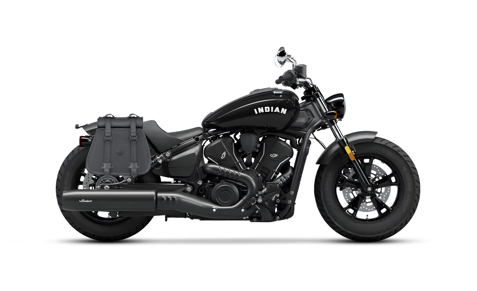 30L - SpiritBlade Roll-Top Large Indian Scout Bobber Sixty Motocicleta Leather Alforjas