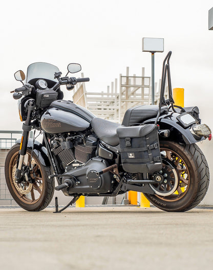 15L - Incognito Quick Mount Medium Solo Motocicleta Alforja (Left Only) para Harley Softail Low Rider S FXLRS