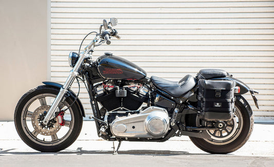 15L - Incognito Quick Mount Medium Solo Motocicleta Alforja (Left Only) para Harley Softail Standard FXST
