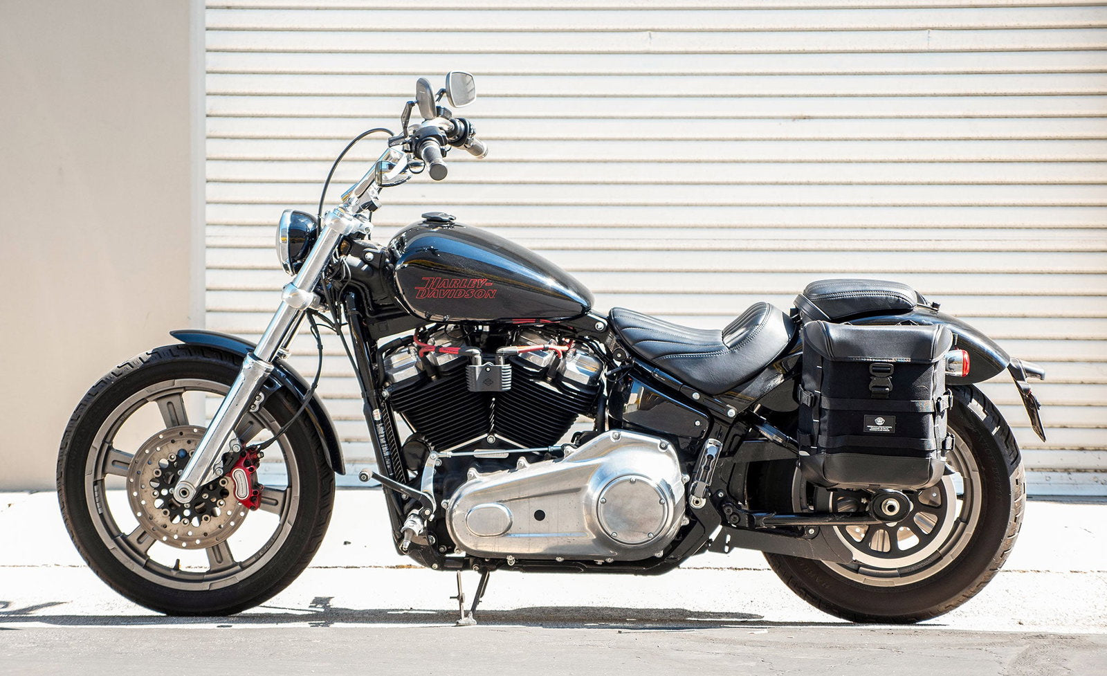 15L - Incognito Quick Mount Medium Solo Motocicleta Alforja (Left Only) para Harley Softail Standard FXST
