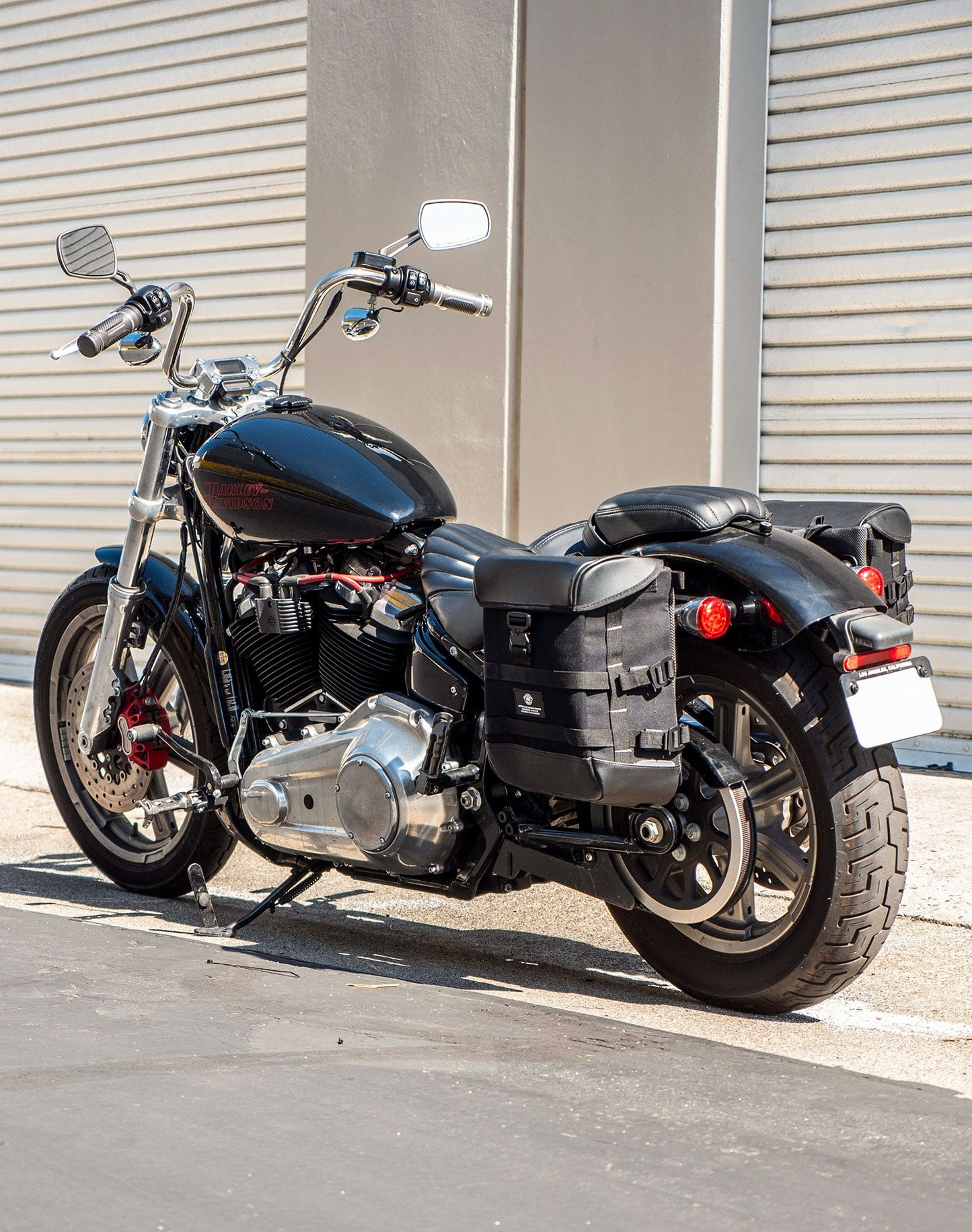 15L - Incognito Quick Mount Medium Solo Motocicleta Alforja (Left Only) para Harley Softail Standard FXST