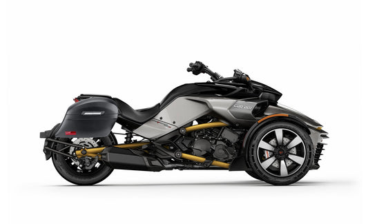 44L - Lamellar Stallion XL CAN AM Spyder F3-S Matte Motocicleta Hard Alforjas