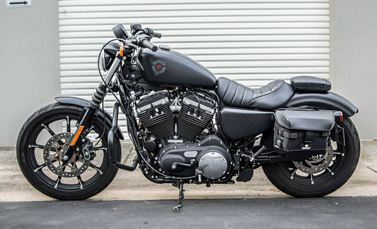 10L - Incognito Quick Mount Small Solo Motocicleta Alforja (Left Only) para Harley Sportster 883 Iron XL883N