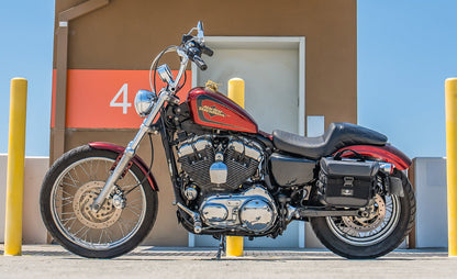 10L - Incognito Quick Mount Small Solo Motocicleta Alforja (Left Only) para Harley Sportster Seventy Two XL1200V