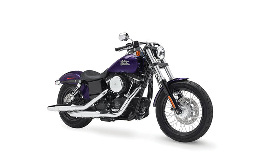Viking Iron Born Drag Handlebar para Harley Dyna Street Bob FXDB Gloss Black