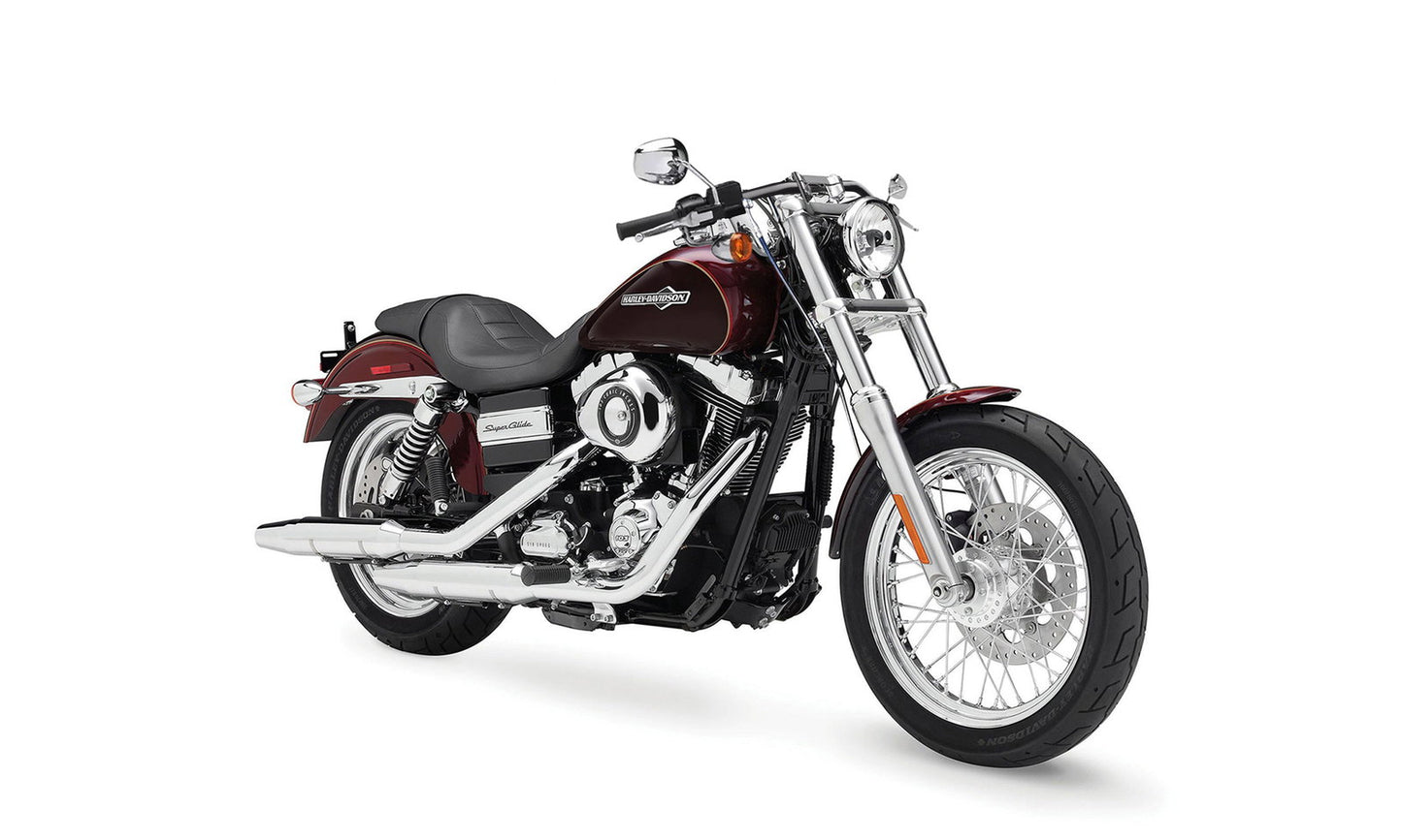 Viking Iron Born Drag Handlebar para Harley Dyna Super Glide FXD Gloss Black