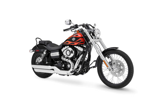 Viking Iron Born Drag Handlebar para Harley Dyna Wide Glide FXDWG Gloss Black
