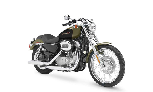 Viking Iron Born Drag Handlebar para Harley Sportster 883 Custom XL883C Gloss Black