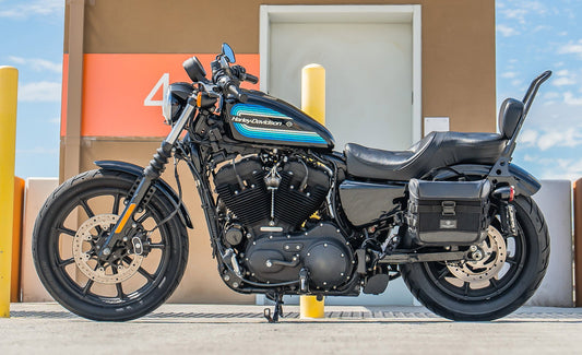 10L - Incognito Quick Mount Small Solo Motocicleta Alforja (Left Only) para Harley Sportster 1200 Iron XL1200NS