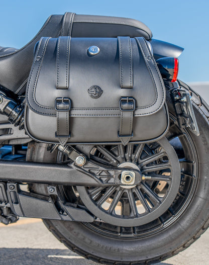 25L - SpiritBlade Medium Indian Scout Bobber Leather Motocicleta Alforjas
