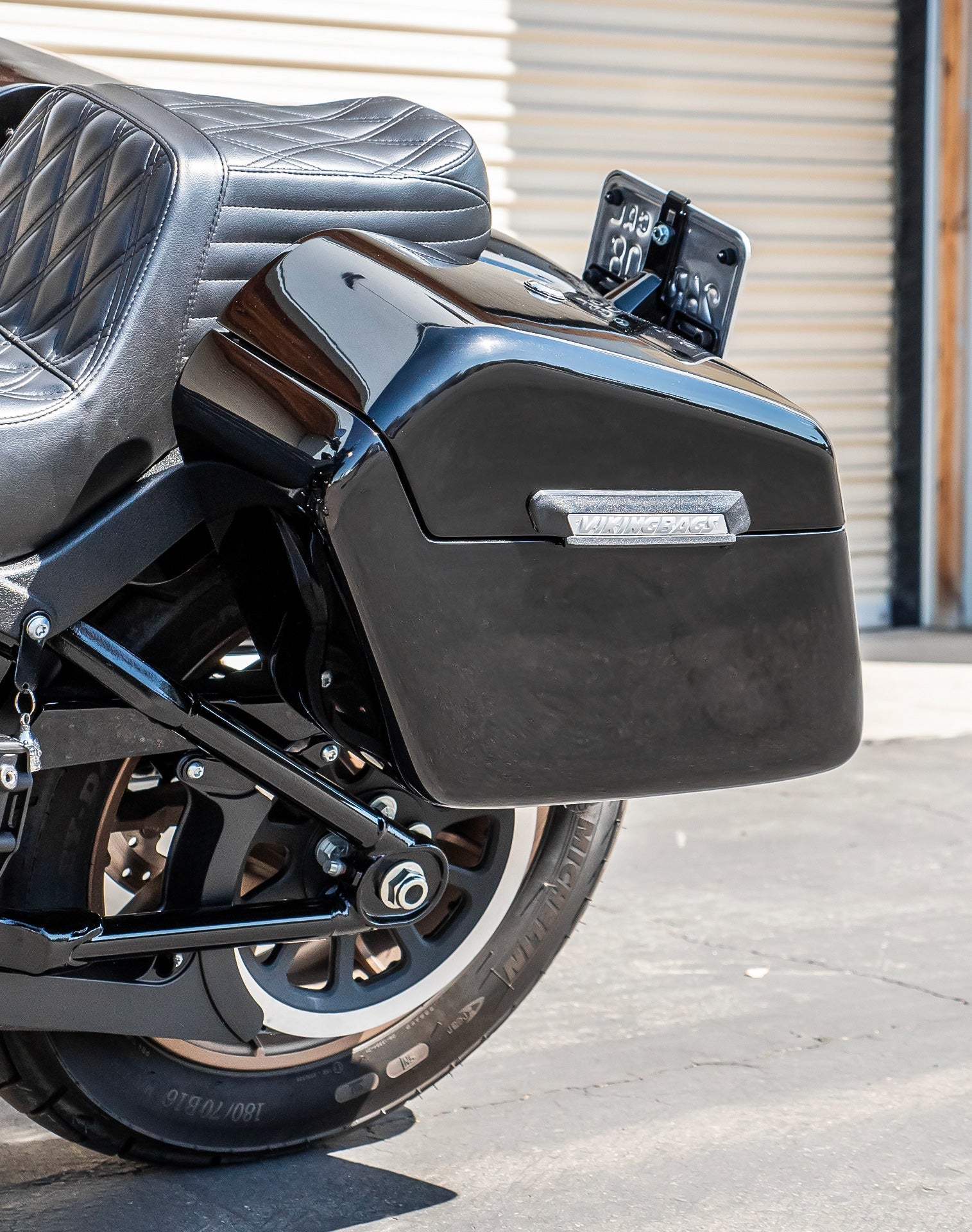 42L - Baldur Extra Large Painted Hard Alforjas para Harley Softail Low Rider ST FXLRST