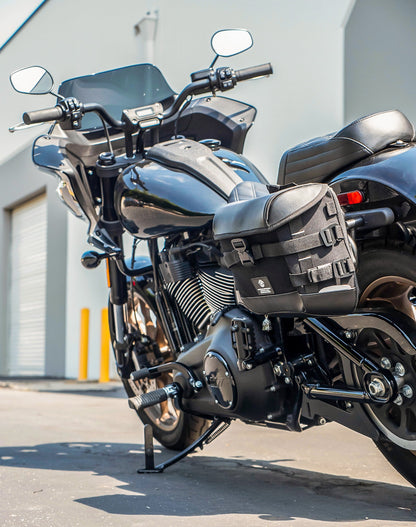 10L - Incognito Quick Mount Small Solo Alforja (Left Only) para Harley Softail Low Rider ST FXLRST