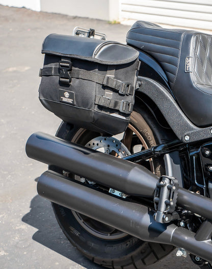 10L - Incognito Quick Mount Small Solo Alforja (Right Only) para Harley Softail Low Rider ST FXLRST