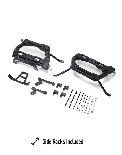 45L - Apex XL Triumph Tiger 1200 Motocicleta Side Cases Silver