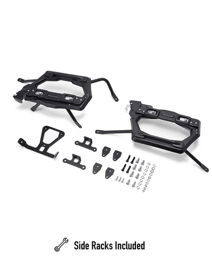 45L - Apex XL Honda CRF1000L Africa Twin/Adv Sports Aluminum Side Cases Silver