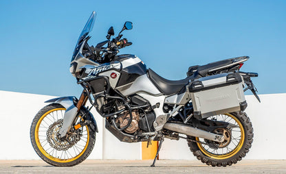 45L - Apex XL Honda CRF1000L Africa Twin/Adv Sports Aluminum Side Cases Silver