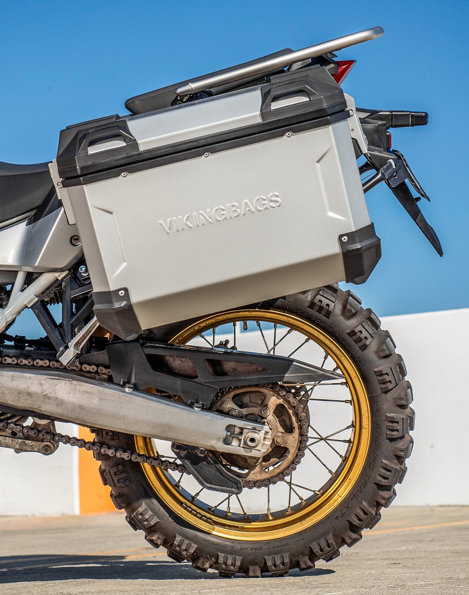 45L - Apex XL Honda CRF1000L Africa Twin/Adv Sports Aluminum Side Cases Silver