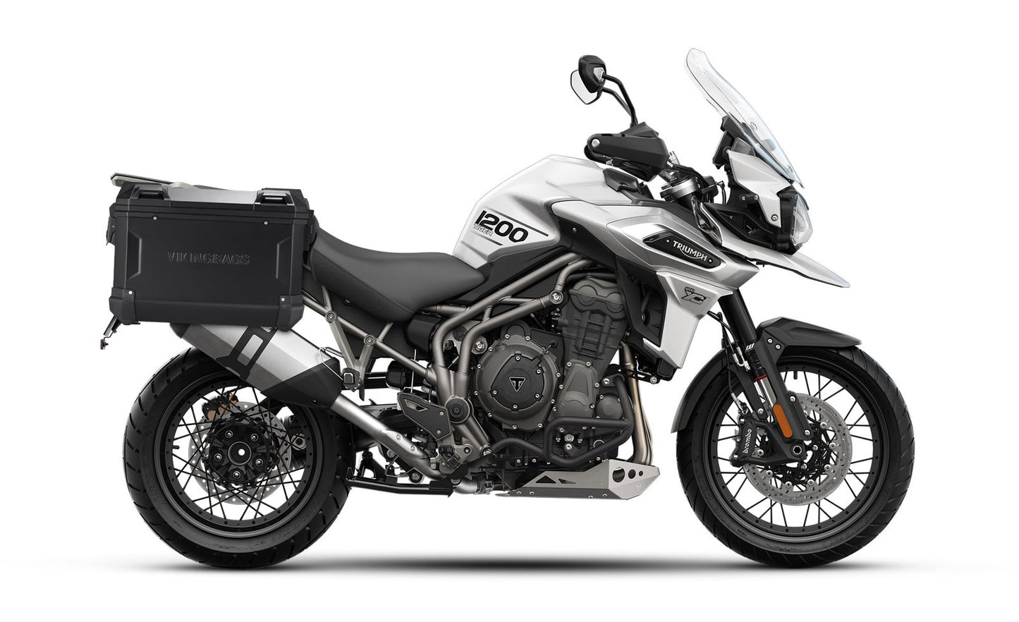 45L - Apex XL Triumph Tiger 1200 Motocicleta Side Cases Black
