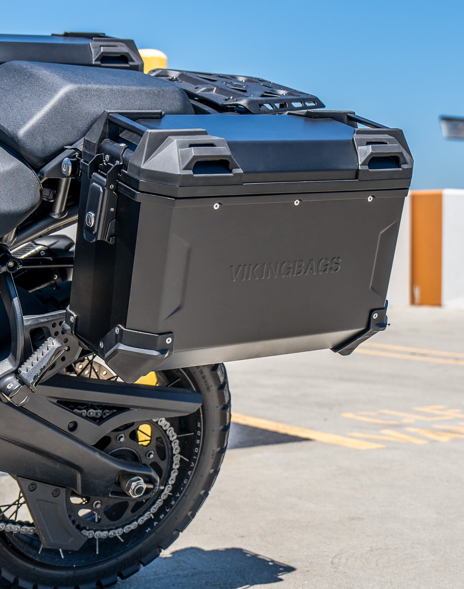 45L - Apex XL Motocicleta Side Cases para Harley Pan America RA1250/S Black