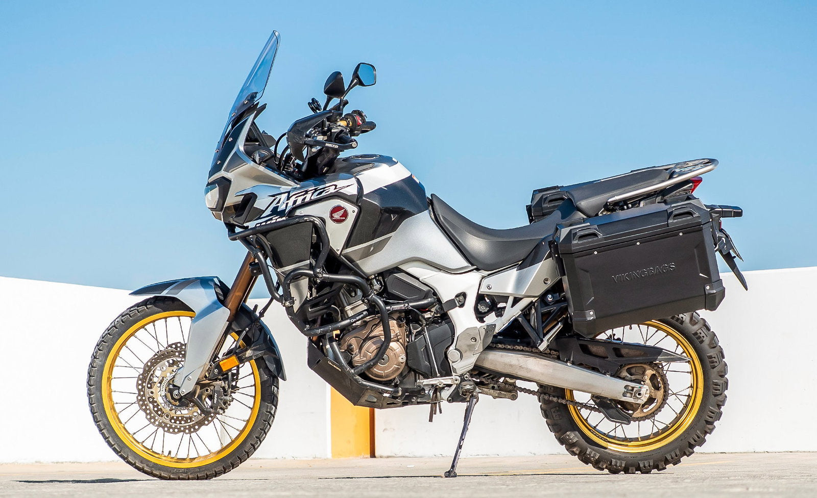 45L - Apex XL Honda CRF1000L Africa Twin/Adv Sports Aluminum Side Cases Black
