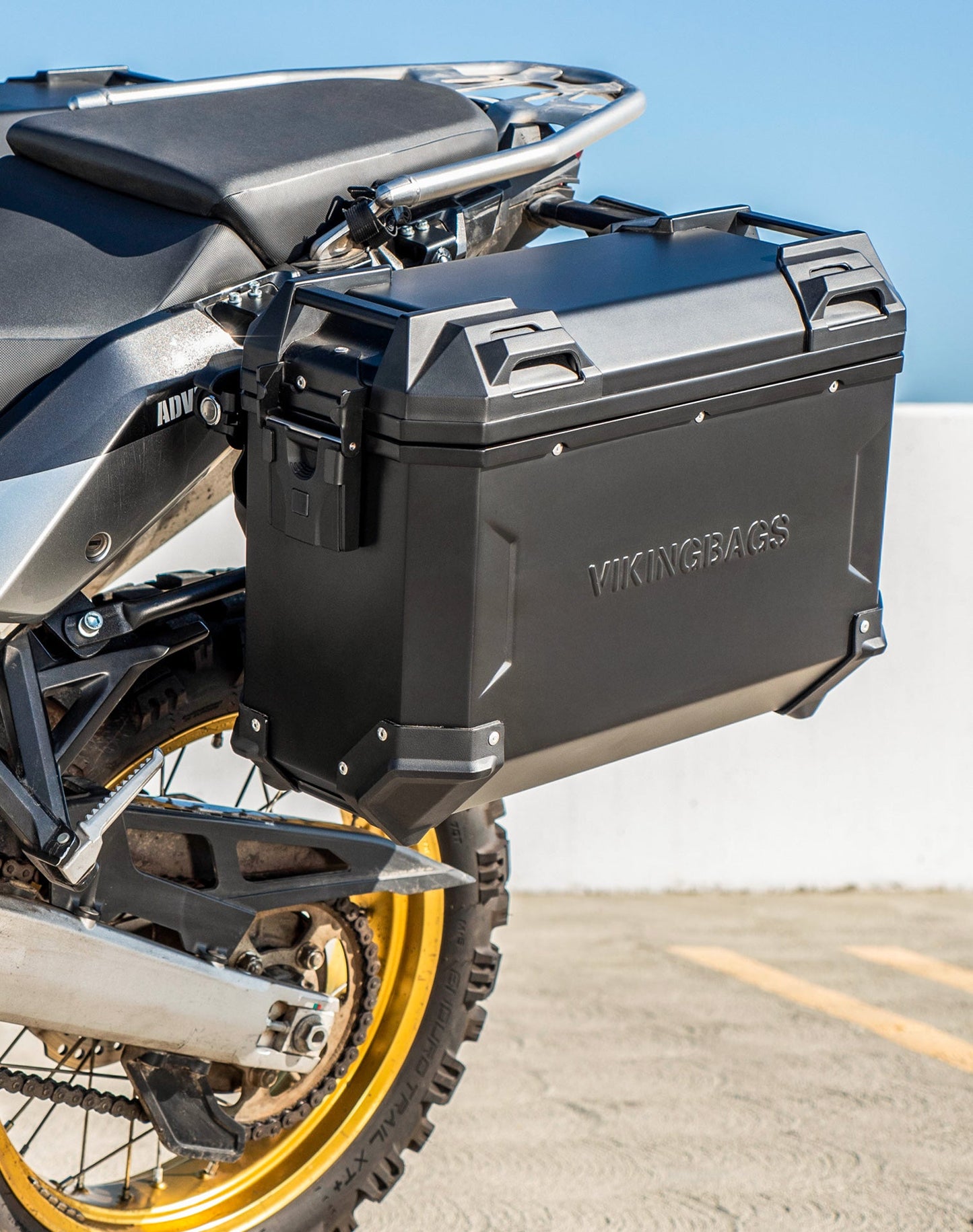 45L - Apex XL Honda CRF1000L Africa Twin/Adv Sports Aluminum Side Cases Black