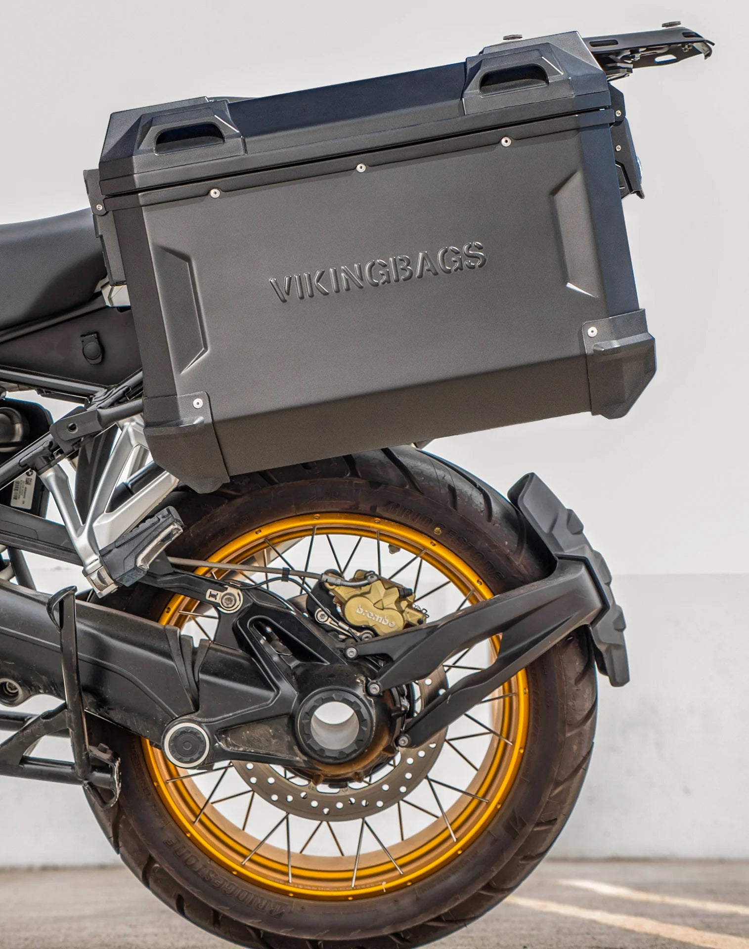 45L - Apex XL BMW R 1250 GS Aluminum Side Cases Black