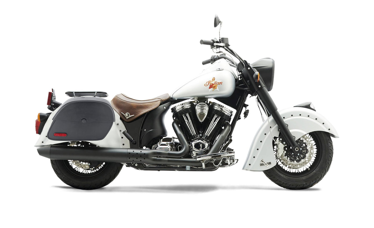 28L - Panzer Medium Hard Mount Indian Chief Bomber Motocicleta Alforjas