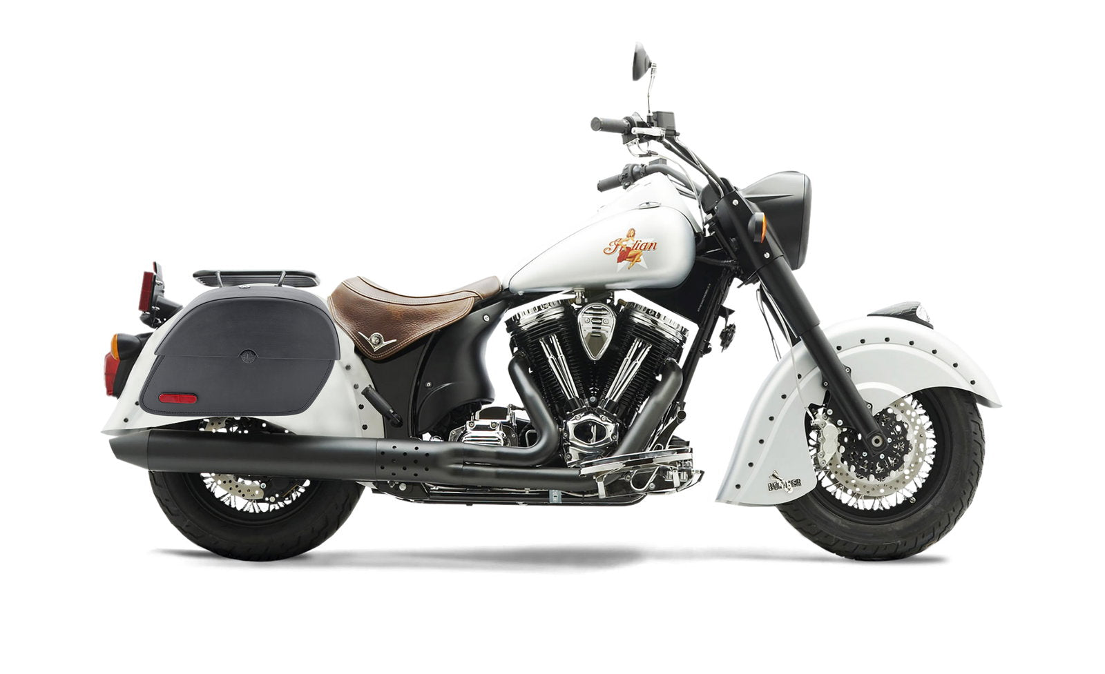 28L - Panzer Medium Hard Mount Indian Chief Bomber Motocicleta Alforjas