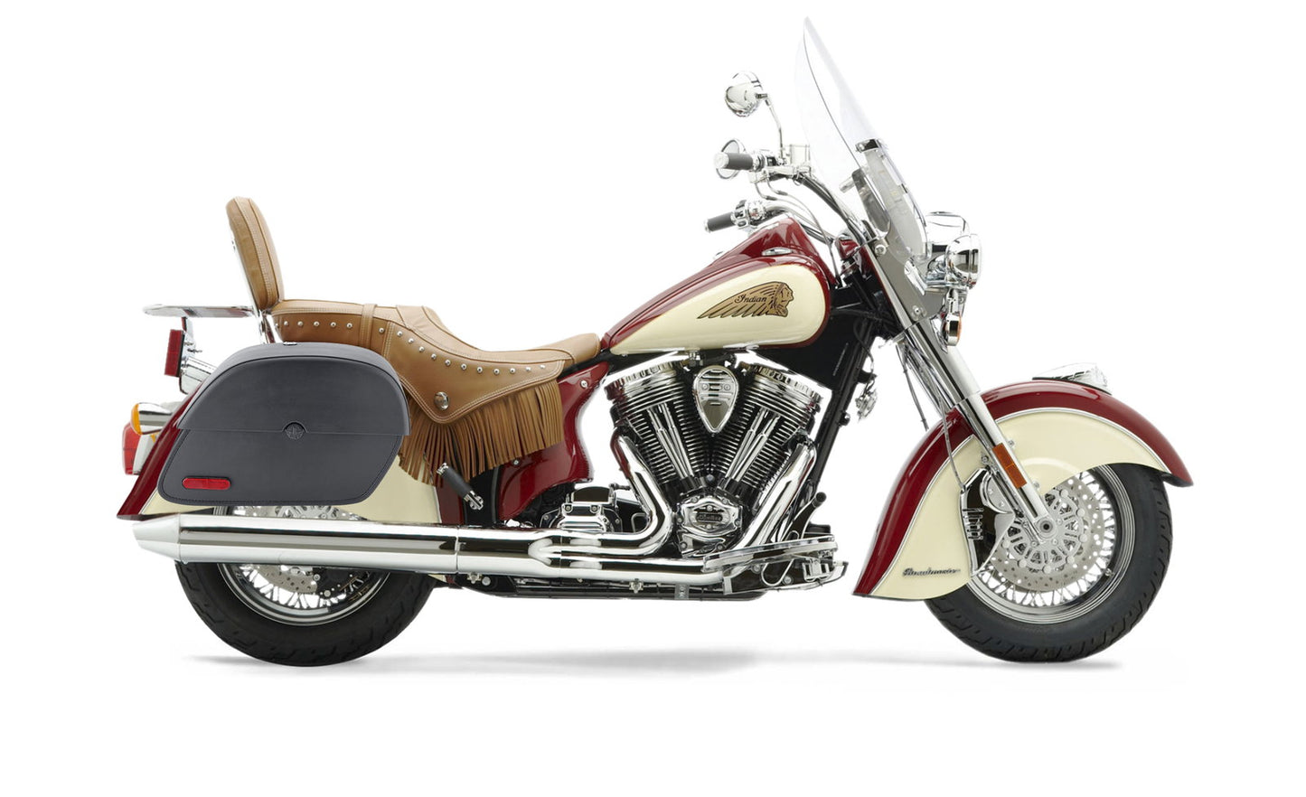 28L - Panzer Medium Hard Mount Indian Chief Roadmaster Motocicleta Alforjas