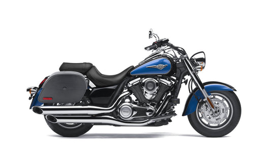 28L - Panzer Medium Hard Mount Kawasaki Vulcan 1700 Classic VN1700 Motocicleta Alforjas