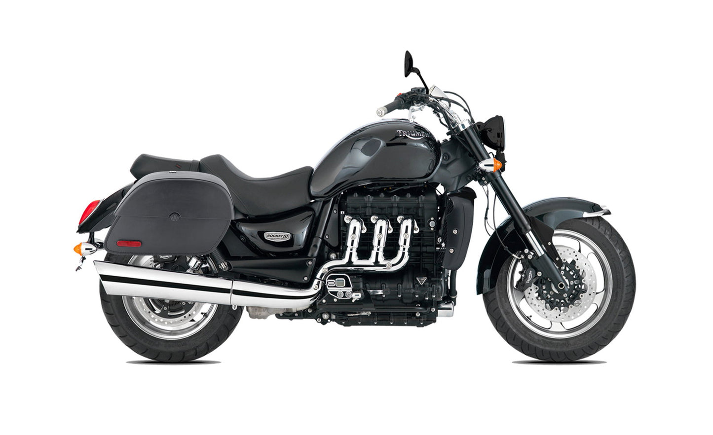 28L - Panzer Medium Hard Mount Triumph Rocket III Roadster Motocicleta Alforjas