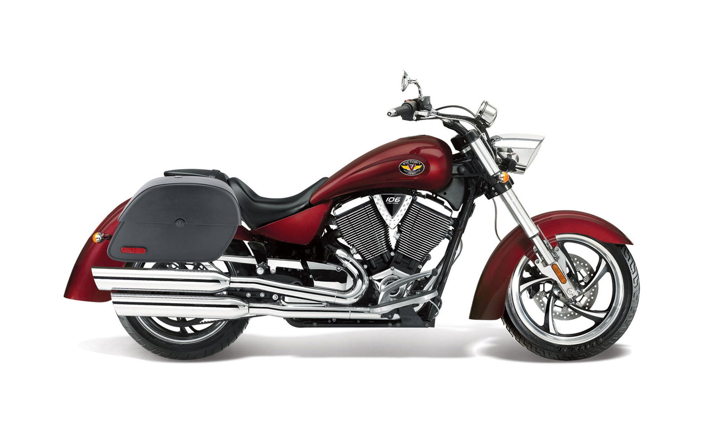 28L - Panzer Medium Hard Mount Victory Kingpin Motocicleta Alforjas